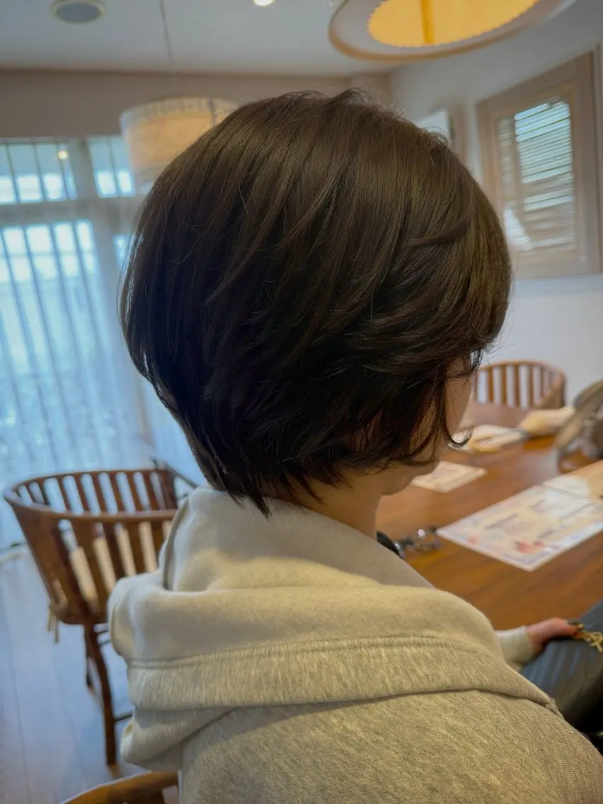 ショート カラー カット ヘアカラー トリートメント 津田 幹太のヘアスタイル