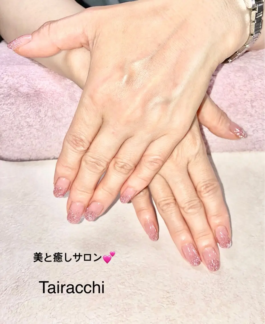 #ハンド ジェルネイル💅✨女子力🆙お好みモテネイル💅1or2カラー💕の写真