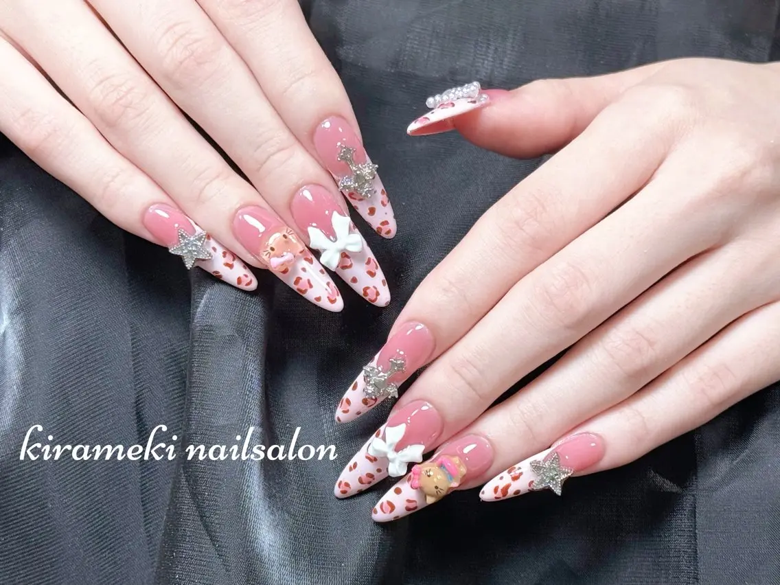 ロング ハンドネイル kirameki nail salonのネイルデザイン