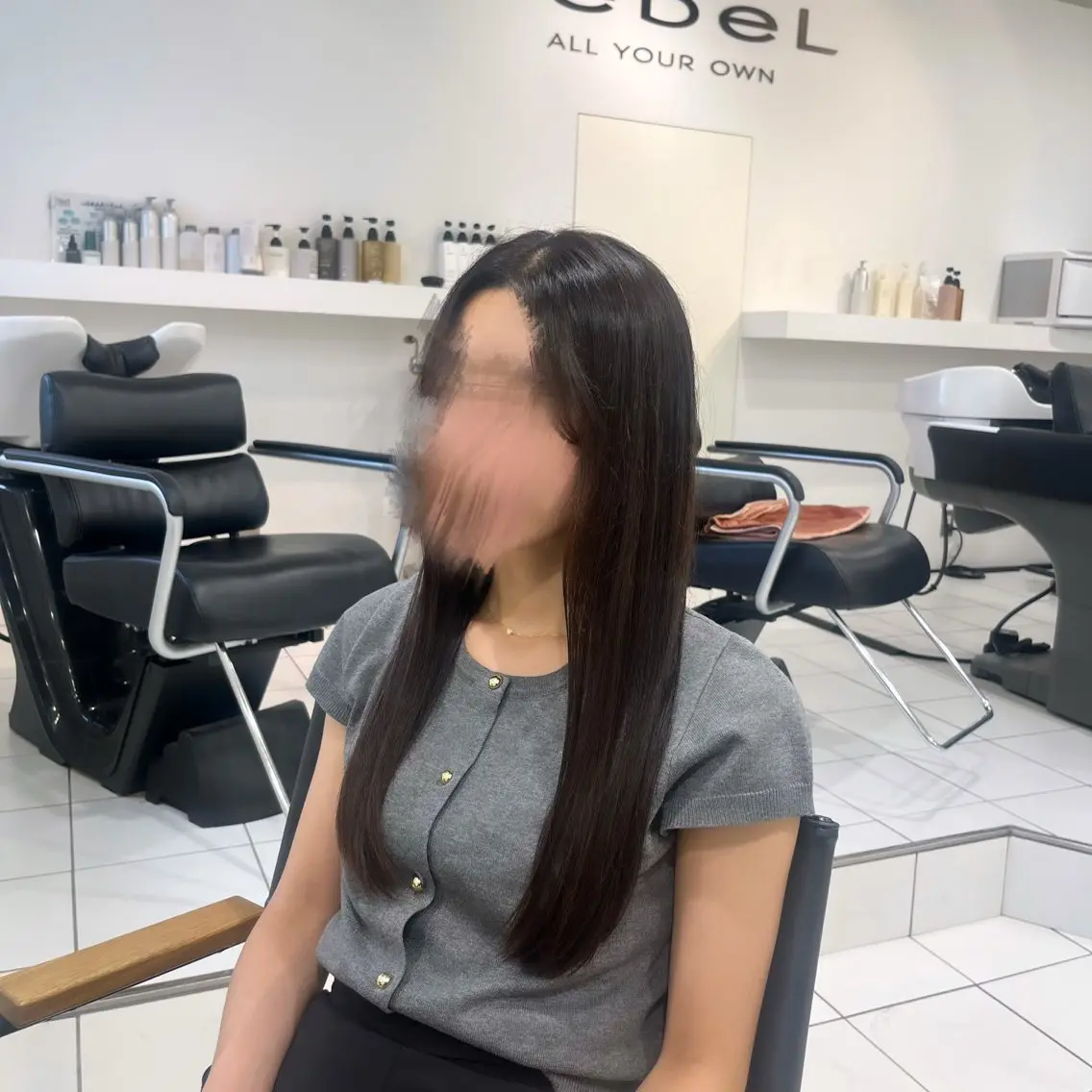 ロング カラー ブラウンカラー 透明感カラー ダークブラウン ロング カット ヘアカラー トリートメント ヘッドスパ ヘアセット 新宿/韓国ヘア レイヤー SAYAのヘアスタイル