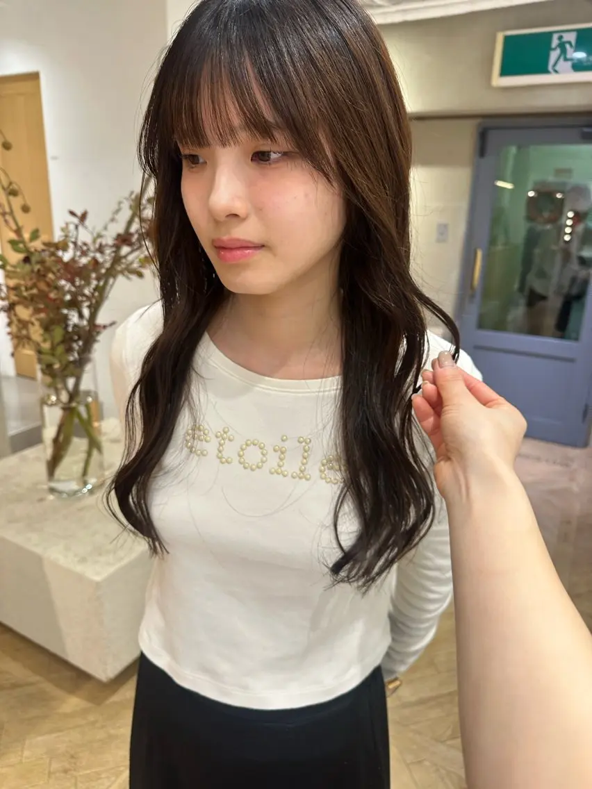 ロング レイヤーカット ‎🤍ともえ‎🤍 /レイヤーカット🧸のヘアスタイル