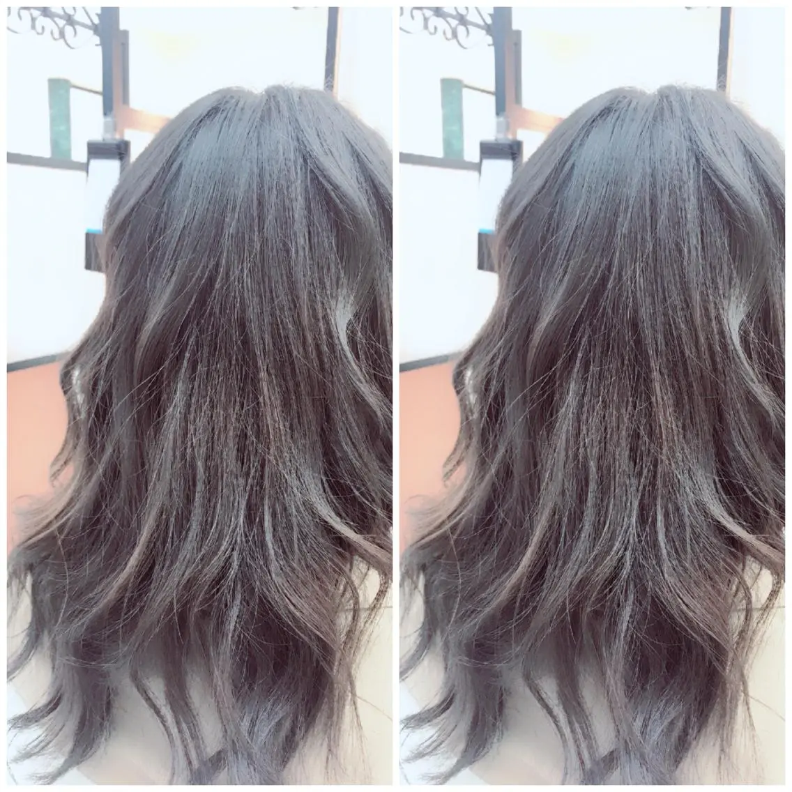 ロング カラー 透明感カラー グレージュ 外国人風カラー 奈良崎 和弘のヘアスタイル