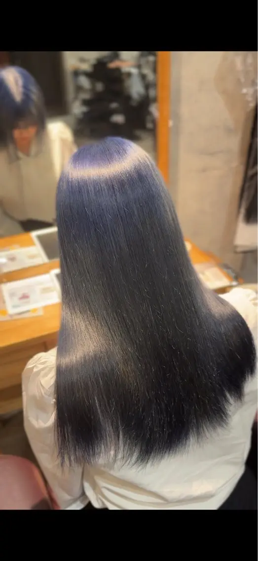 ロング カラー Afinar 乃空 パーマ✨️🌀のヘアスタイル