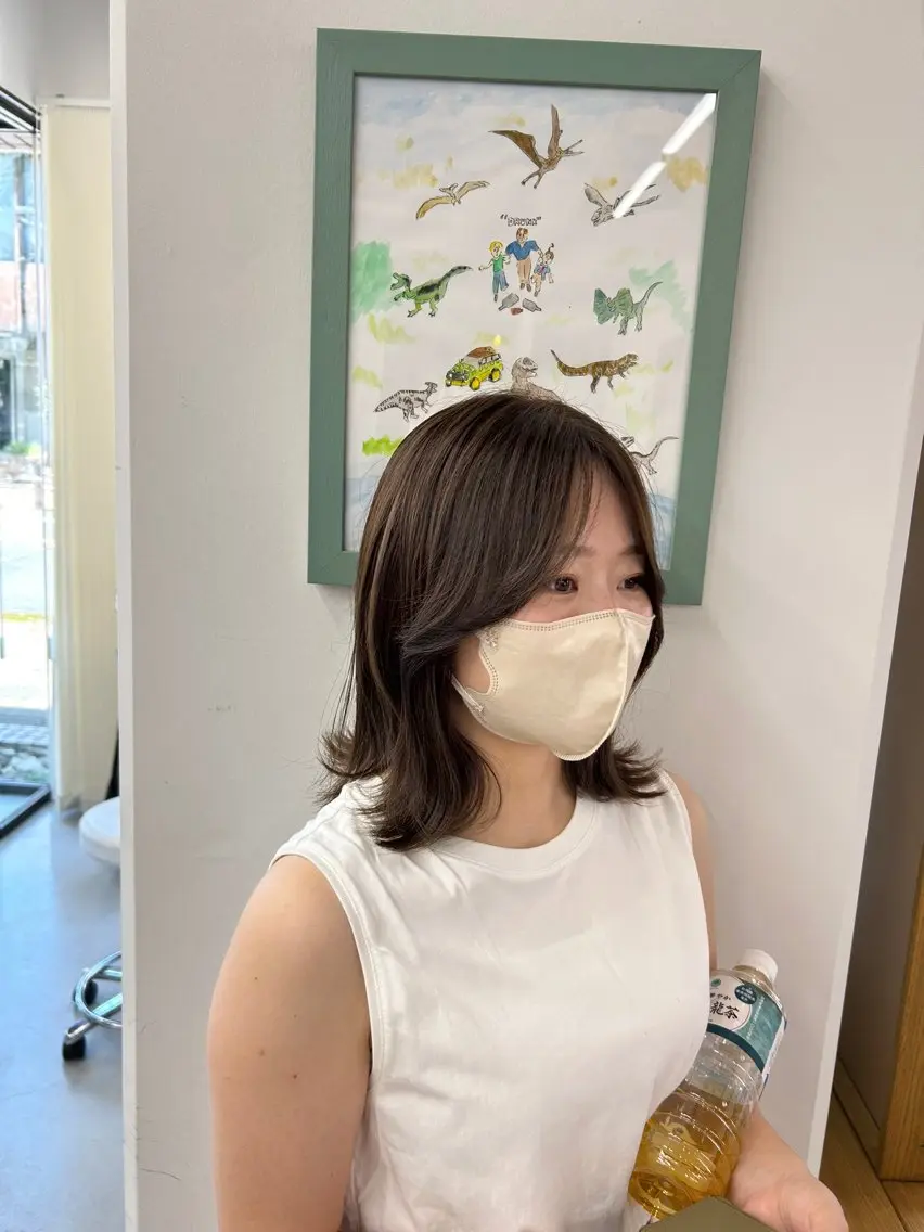 カラー 藤原 あかりのヘアスタイル