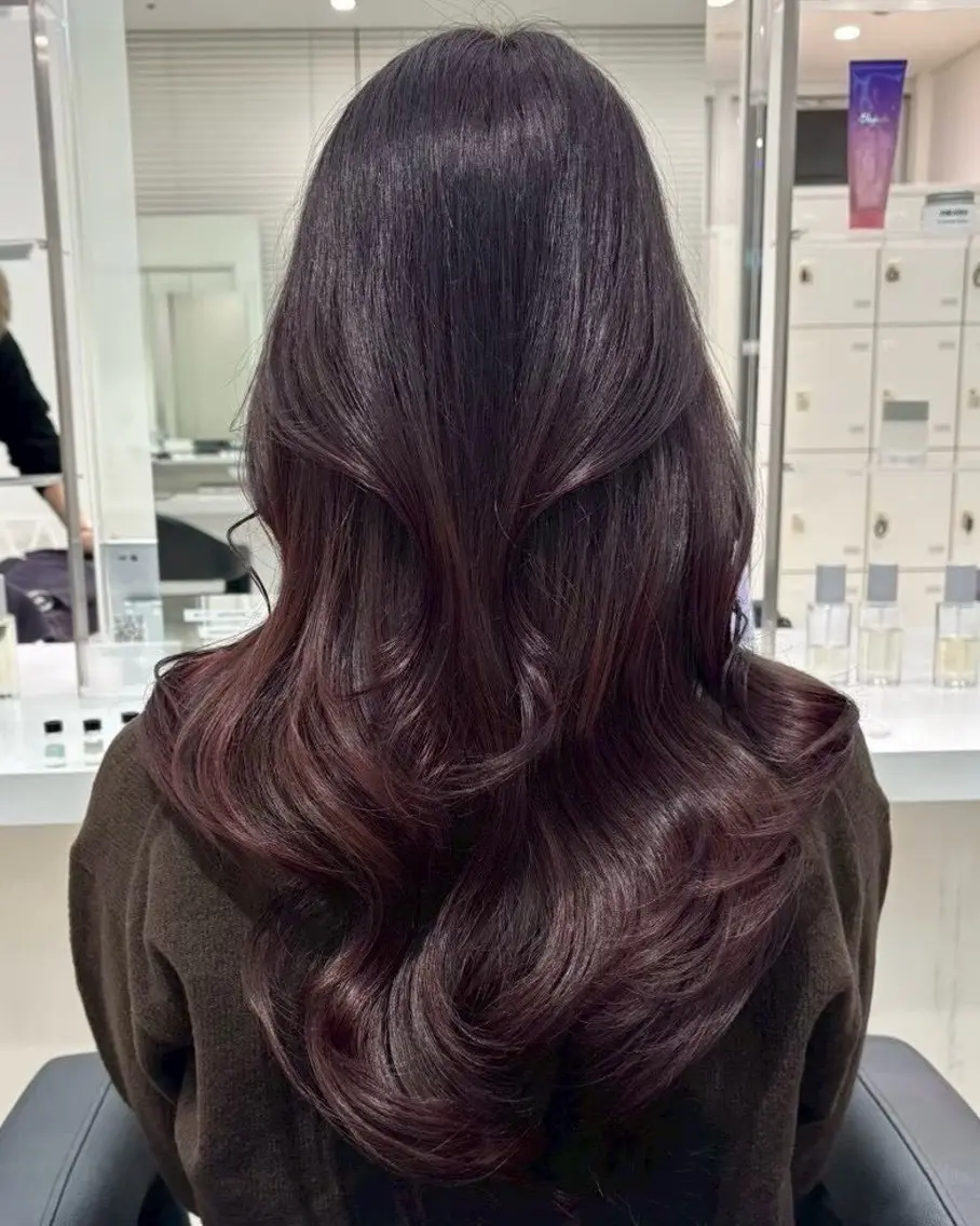 ロング ヘアカラー トリートメント 越智 海斗のヘアスタイル