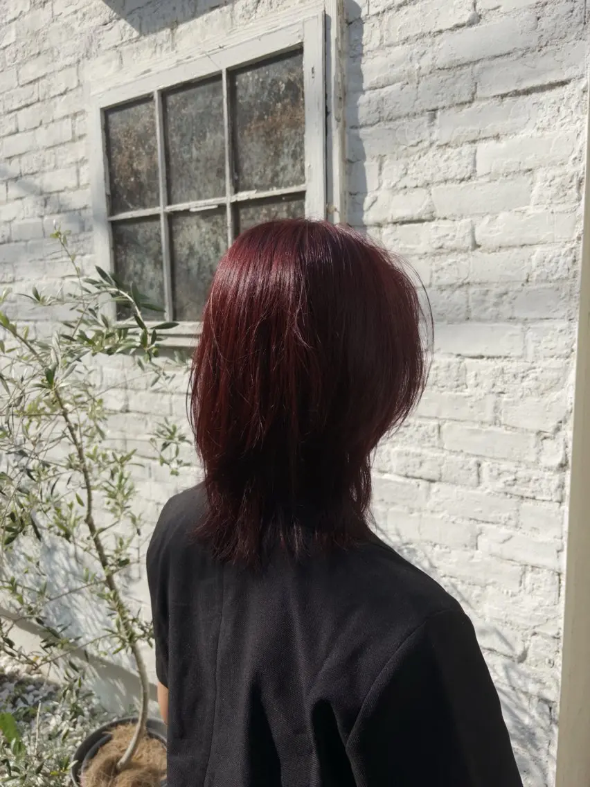 ミディアム カラー ヘアカラー SHO 👻原宿 /艶カラーのヘアスタイル