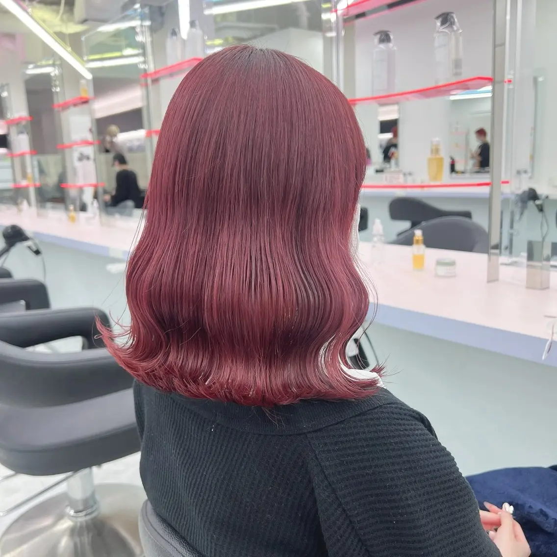 ミディアム カラー パーマ ヘアアレンジ メンズ 🤍透明感カラー🤍 似合わせ🤍AINEのヘアスタイル