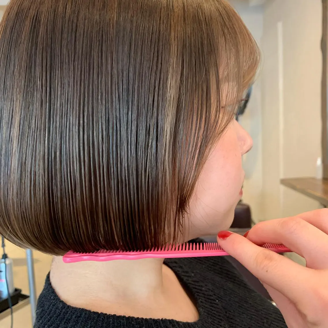 ショート ボブ minatsu 東京の技術を京都でのヘアスタイル