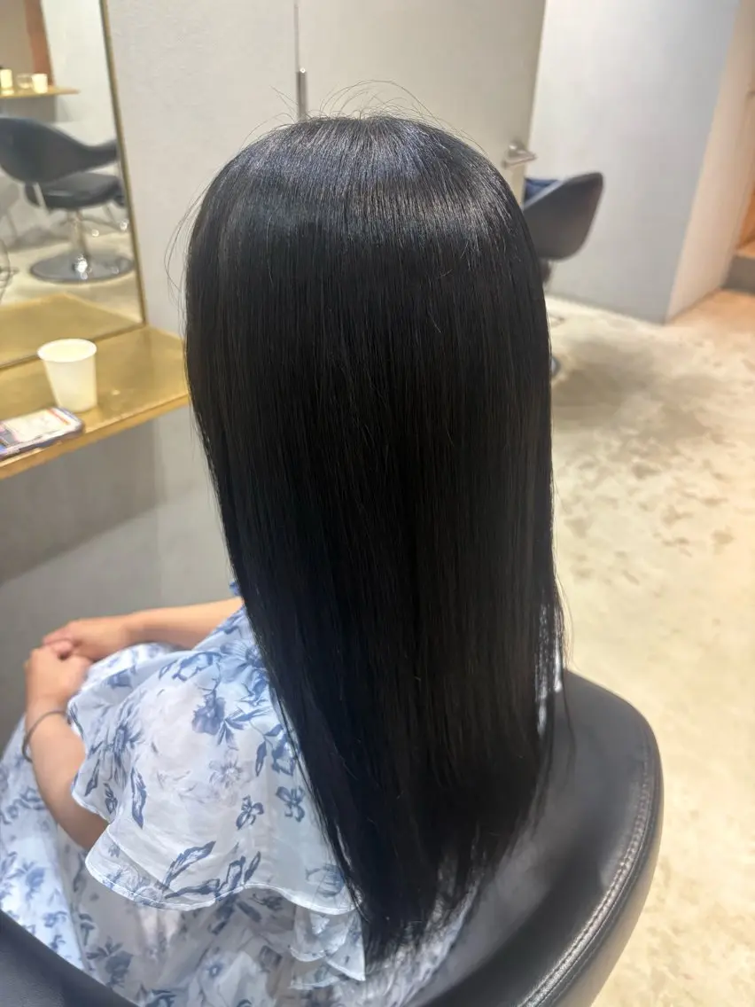 ロング カラー 透明感カラー 表参道/かなみ /透明感カラーのヘアスタイル