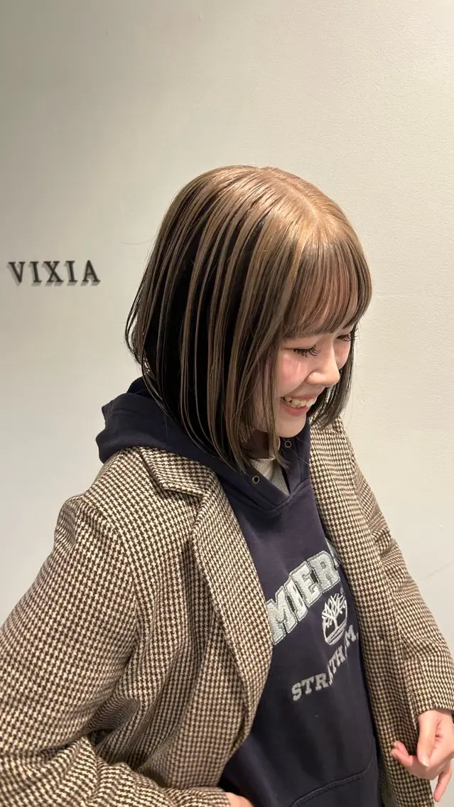 カラー ブリーチ デザインカラー The Ect心斎橋 ❤︎marina❤︎のヘアスタイル