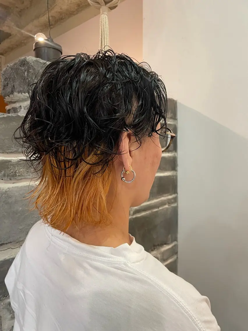 パーマ カットモデル募集 西川二葉のヘアスタイル
