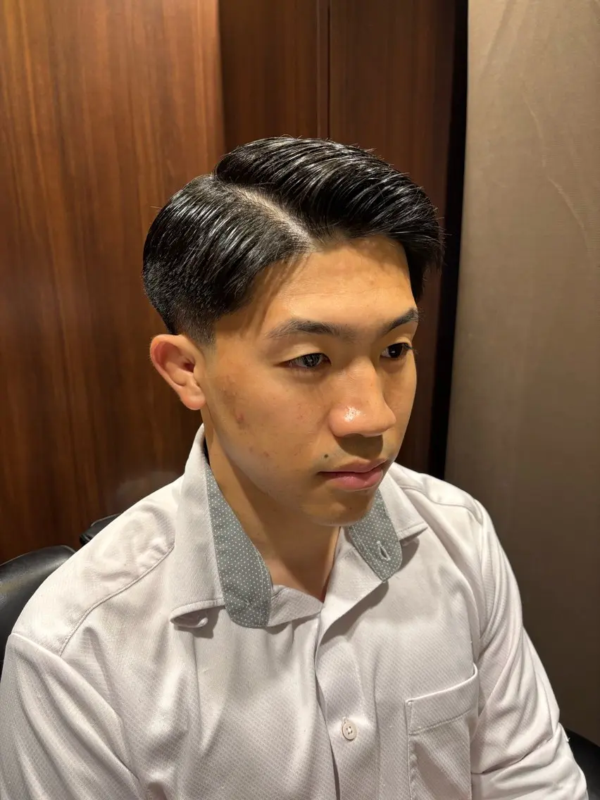 ショート カット 小松 美雄のヘアスタイル