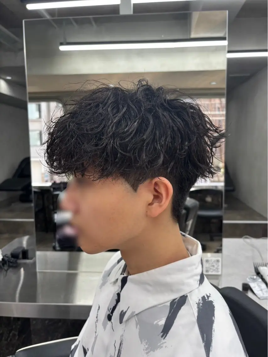 パーマ 渋谷／メンズ特化/ リュートのヘアスタイル