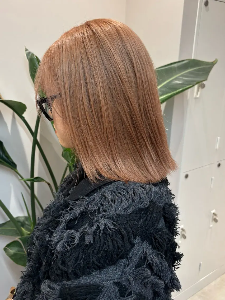 ショート カット ヘアカラー トリートメント ボブ/透明感カラー/ 似合わせ🌿高田知那のヘアスタイル