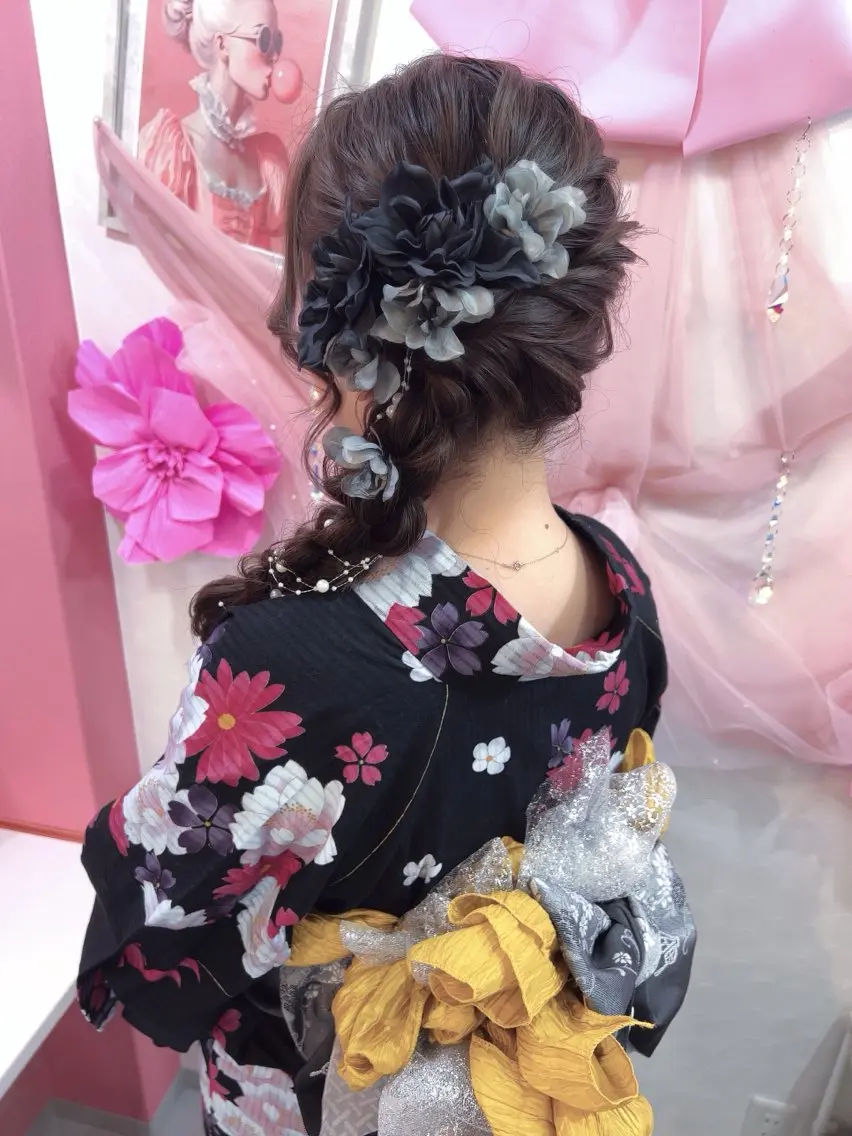 ロング ヘアアレンジ 浴衣 Seal sadaのその他イメージ
