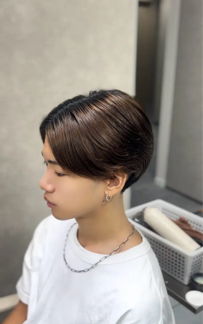 ショート パーマ メンズ センターパート マッシュ メンズショート ツーブロック 刈り上げ カット ヘッドスパ 🔮メンズ縮毛矯正 メンズパーマ💎竹永のヘアスタイル