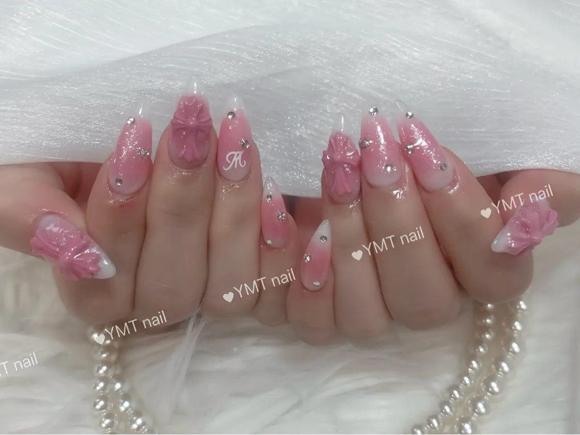 ネイル 長さ出し フットネイル ジェルネイル 韓国ネイル マグネットネイル ハンドネイル YMT NailStudioのネイルデザイン
