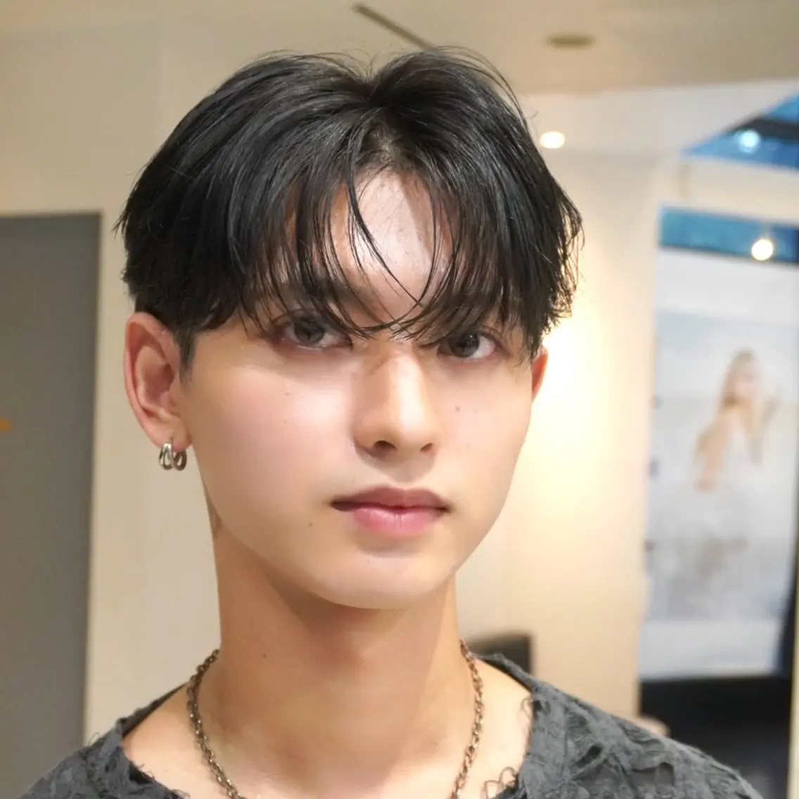 ショート メンズ カット 岡田大志🇰🇷 中/韓メンズヘアのヘアスタイル