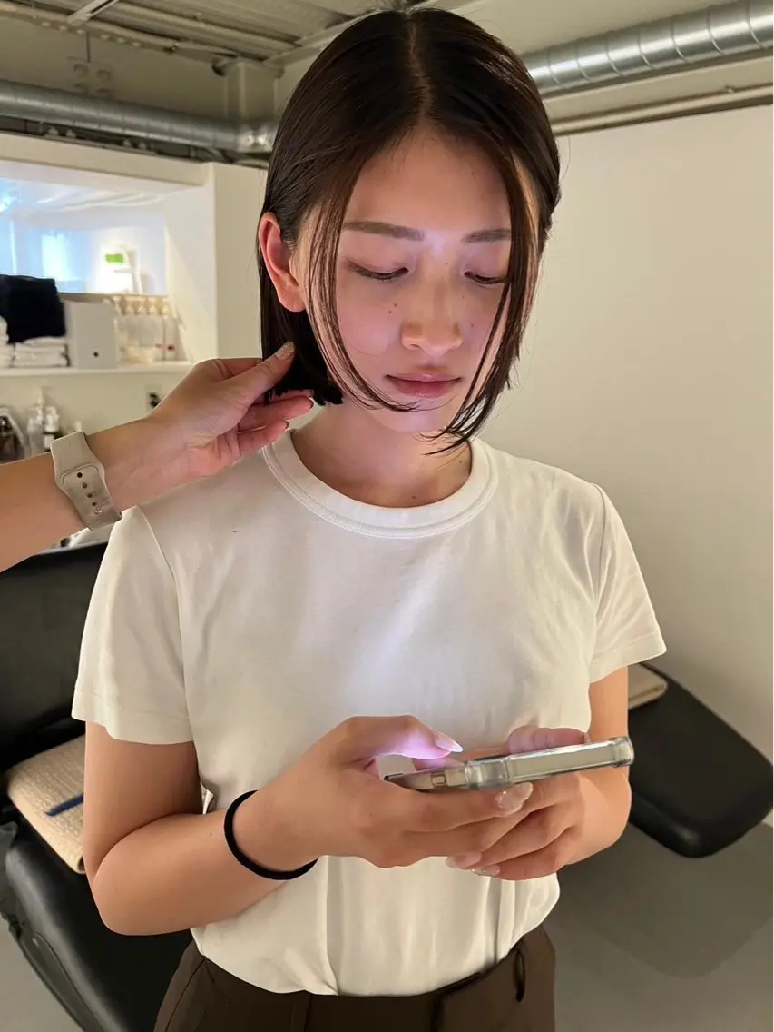 ショート ボブ yuk💐 manakaのヘアスタイル