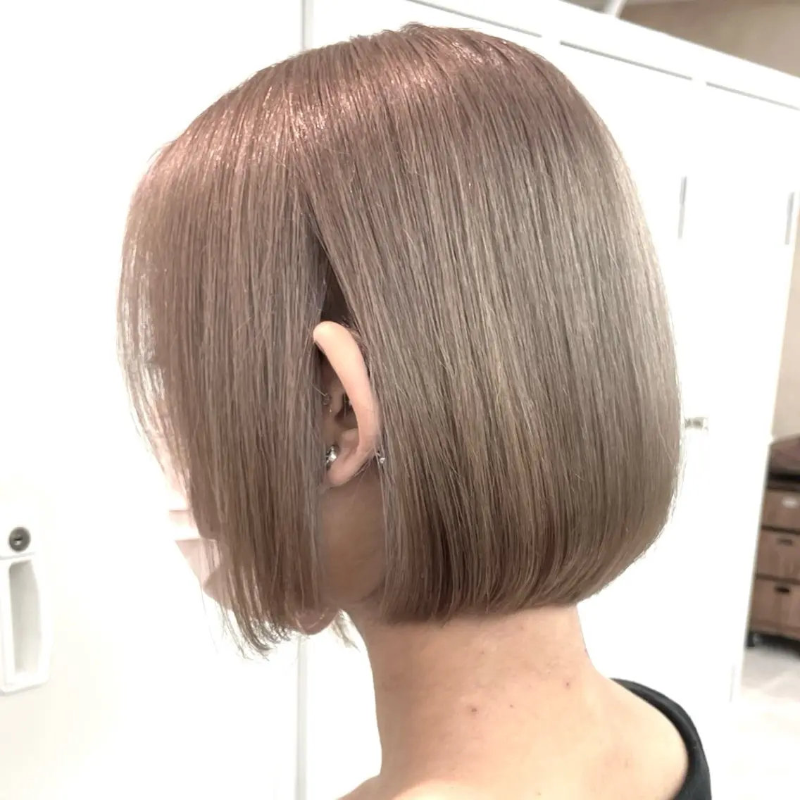 ショート カラー ヘアカラー トリートメント 奥山義進/大宮 /ダブルカラーのヘアスタイル