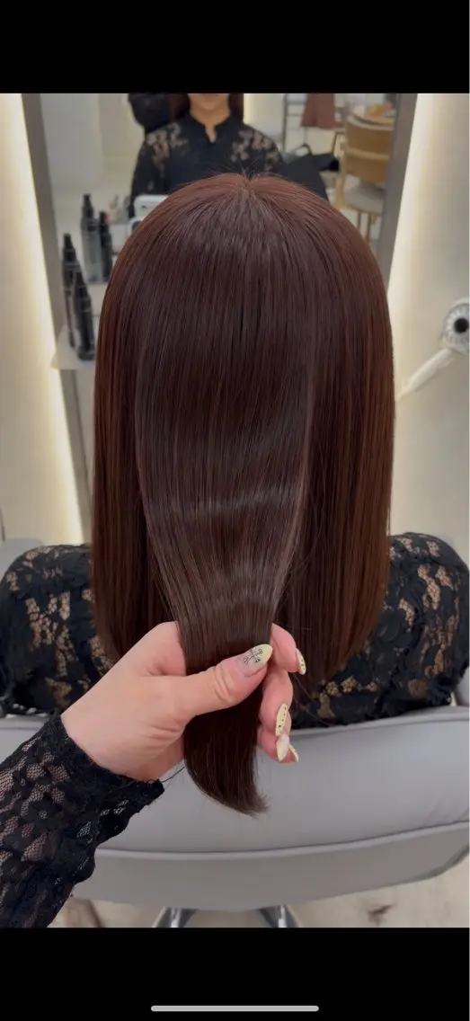 ミディアム ボブ🎀大阪/ jueru✨のヘアスタイル