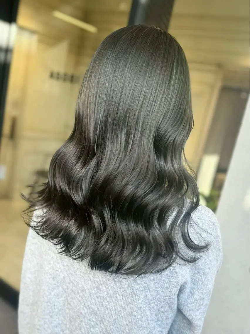カラー ヘアカラー トリートメント 💙透明感艶カラー/ ゆうな💙のヘアスタイル