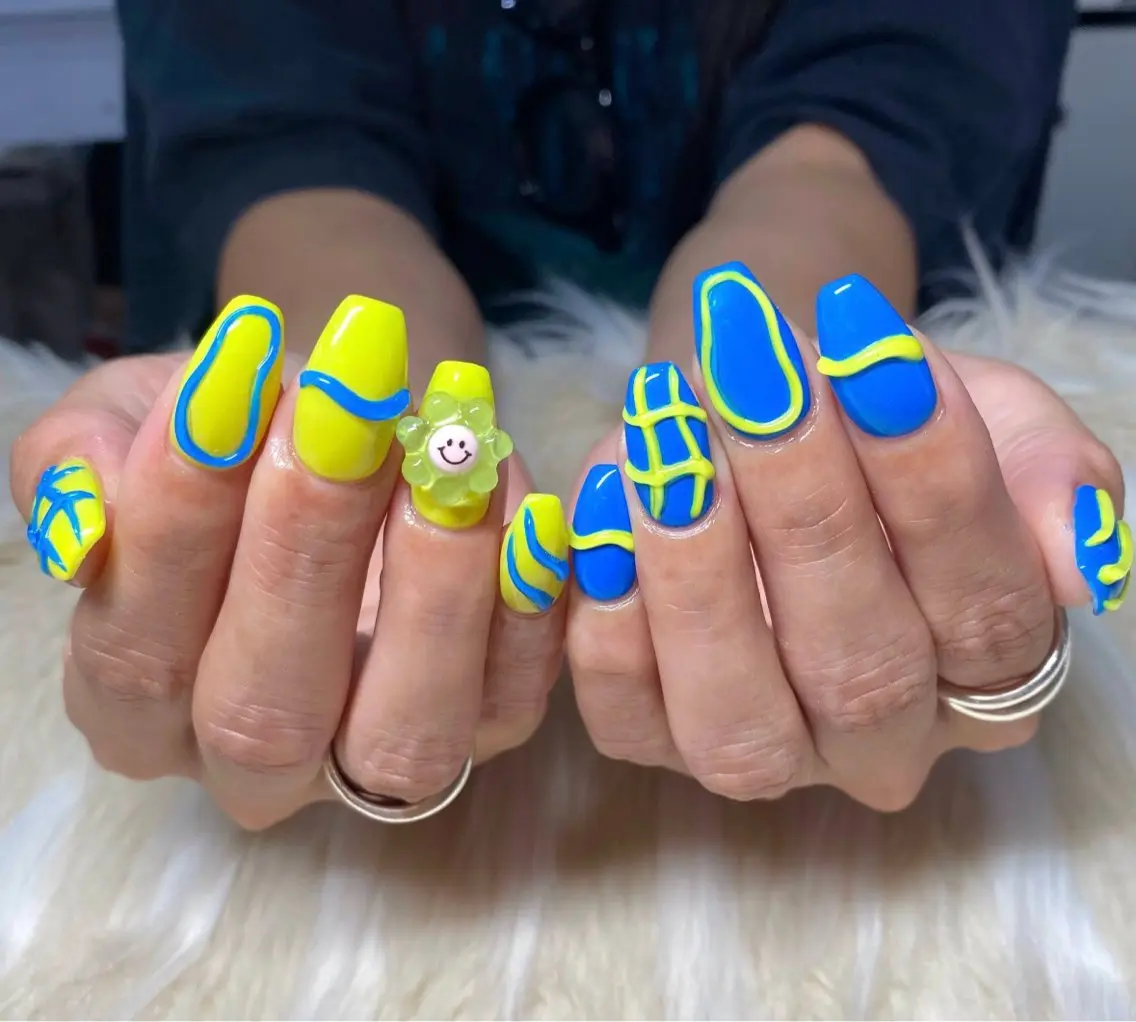 ネイル フラッシュネイル ジェルネイル グラデーション 韓国ネイル マグネットネイル ハンドネイル Nail&eye Belire 新宿のネイルデザイン