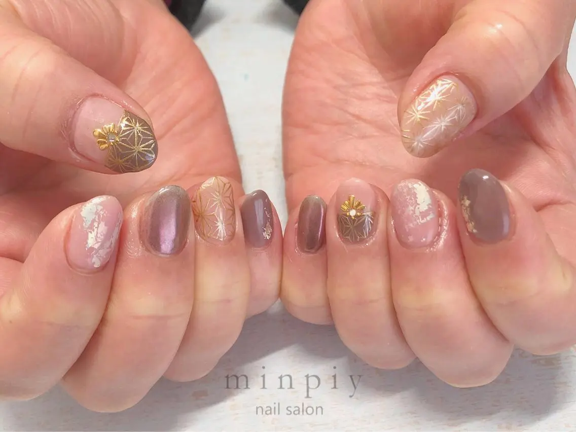 ネイル 𖡼 yumenoのネイルデザイン
