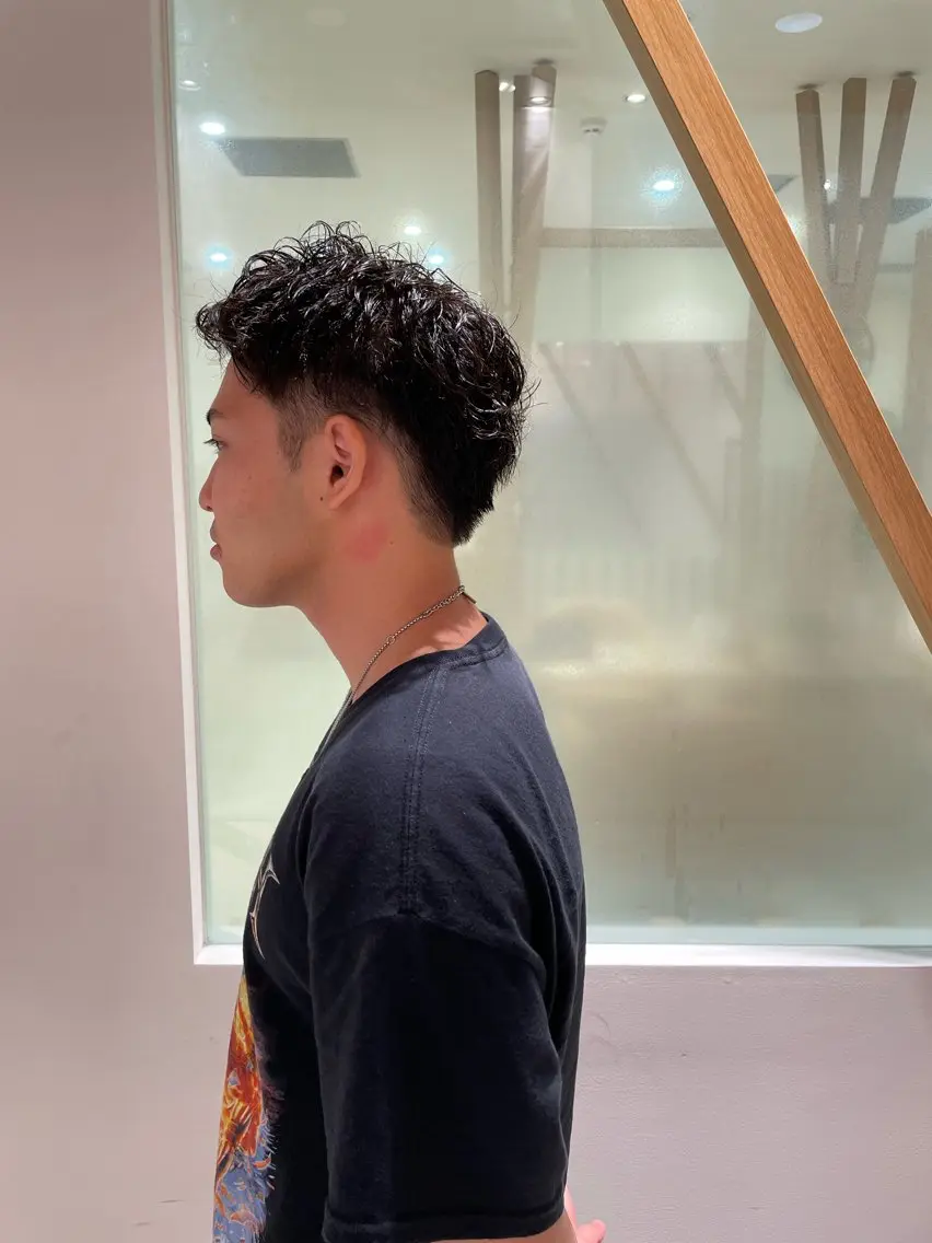 パーマ メンズ 中島 壮太のヘアスタイル