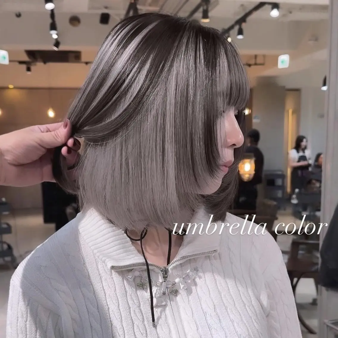 ミディアム カラー カット ヘアカラー トリートメント ヘアセット 💜ハイトーン💛 マジカルかいちゃんのヘアスタイル