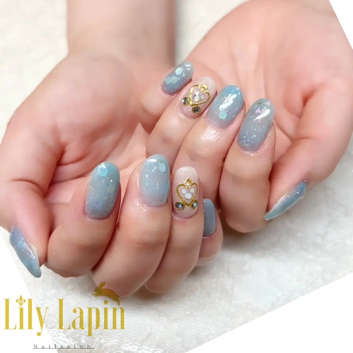 ネイル ハンドネイル Lily【リリー】 Lapin【ラパン】のネイルデザイン