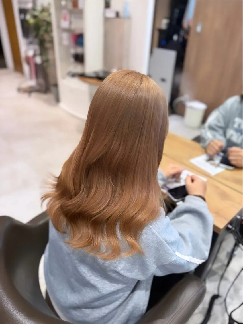 ミディアム カラー Lee京橋 Rinのヘアスタイル