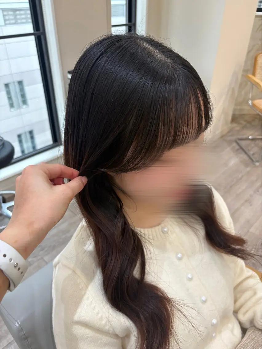 ロング カット トリートメント 大木 唯月のヘアスタイル