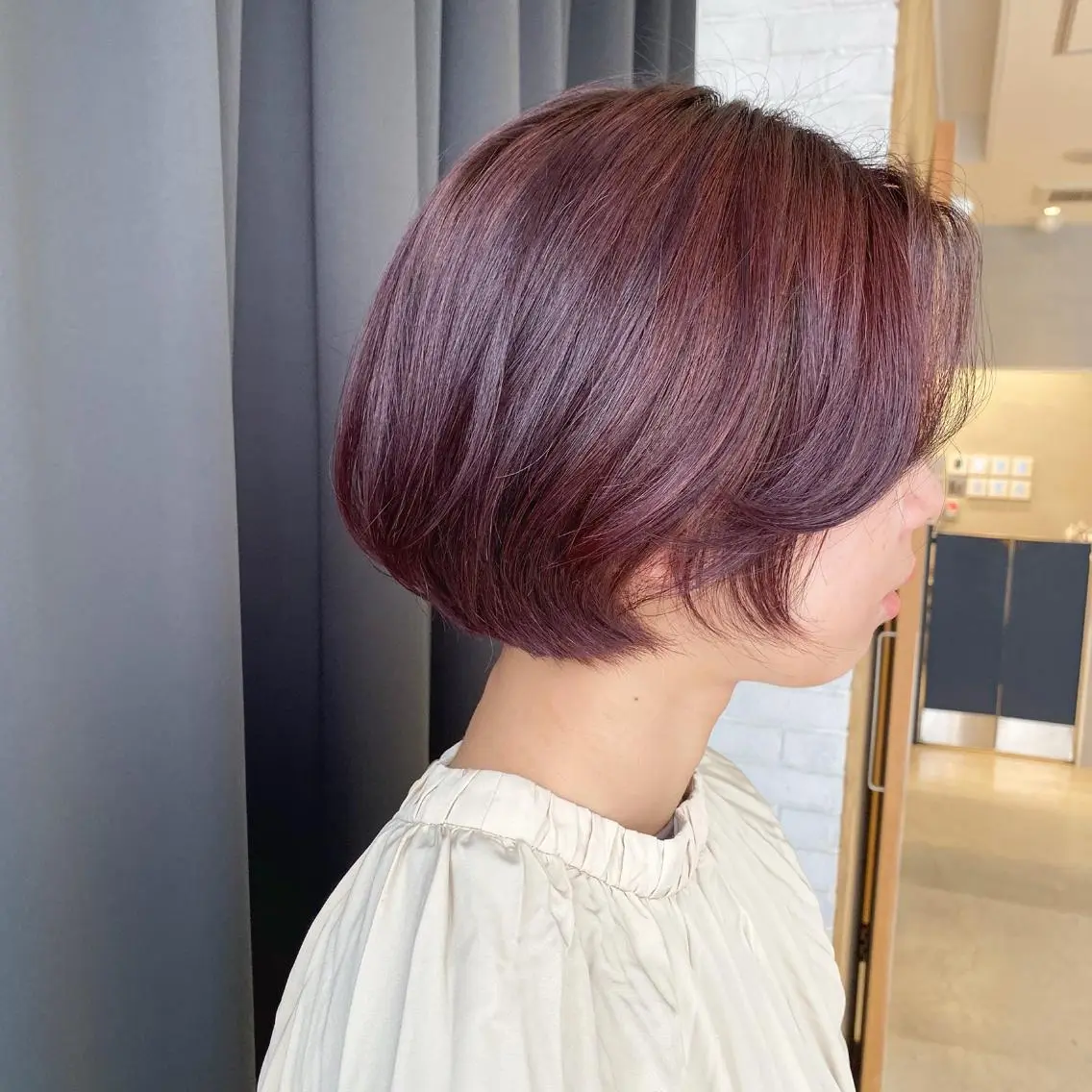 ショート カラー ショートボブ ボブ ショートヘア ORIKA 美容室のヘアスタイル