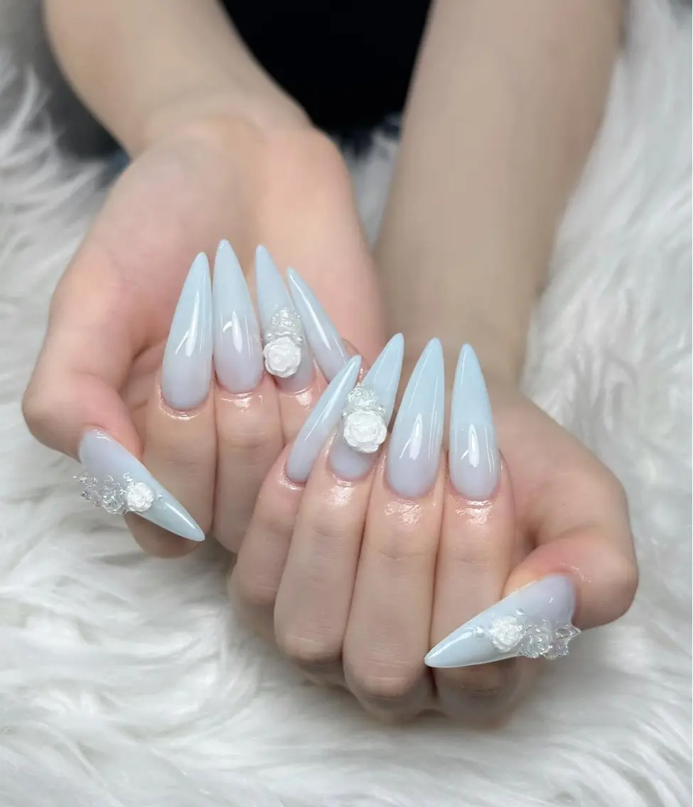 ネイル アートネイル 長さ出し ジェルネイル キラキラネイル 韓国ネイル ハンドネイル ハンドケア Nova Nail _Shinsaiのネイルデザイン