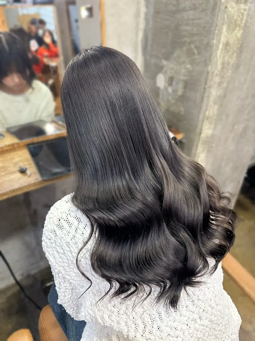 【平日割⋆͛📢⋆】カット+カラー+セラミドトリートメントの写真