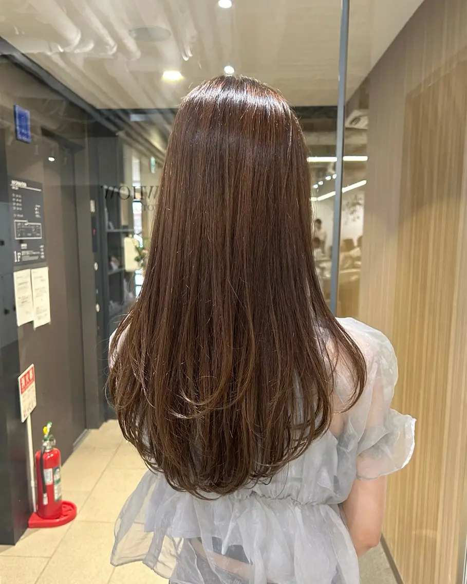 セミロング カット 村田 七夕のヘアスタイル