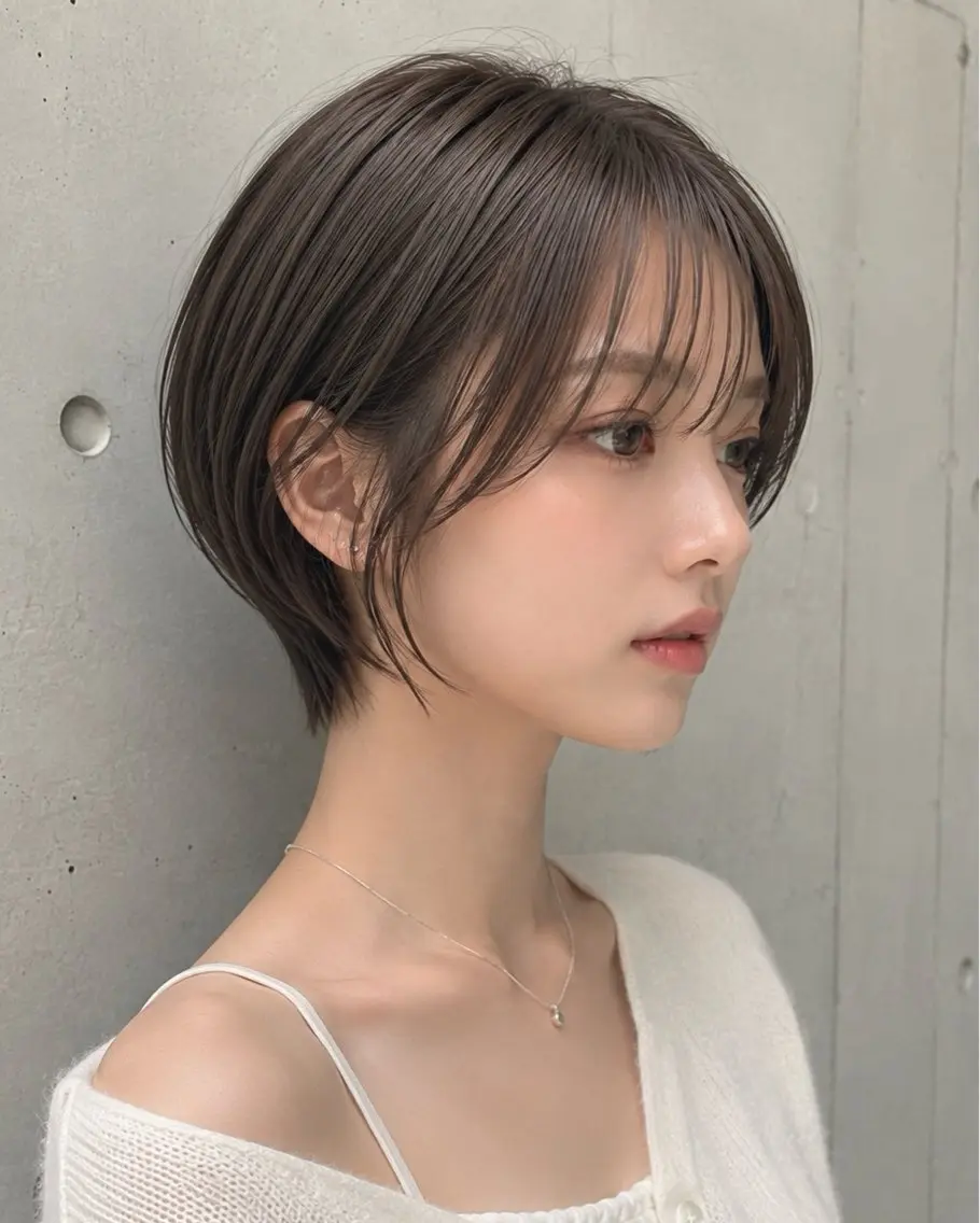 ショート カット トリートメント まう/丸みショート ・ボブ特化／高円寺のヘアスタイル