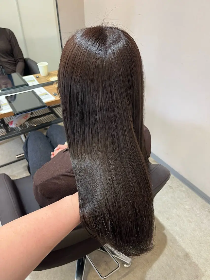 カラー 🎀韓国レイヤー/ 🫧透明感カラーのヘアスタイル