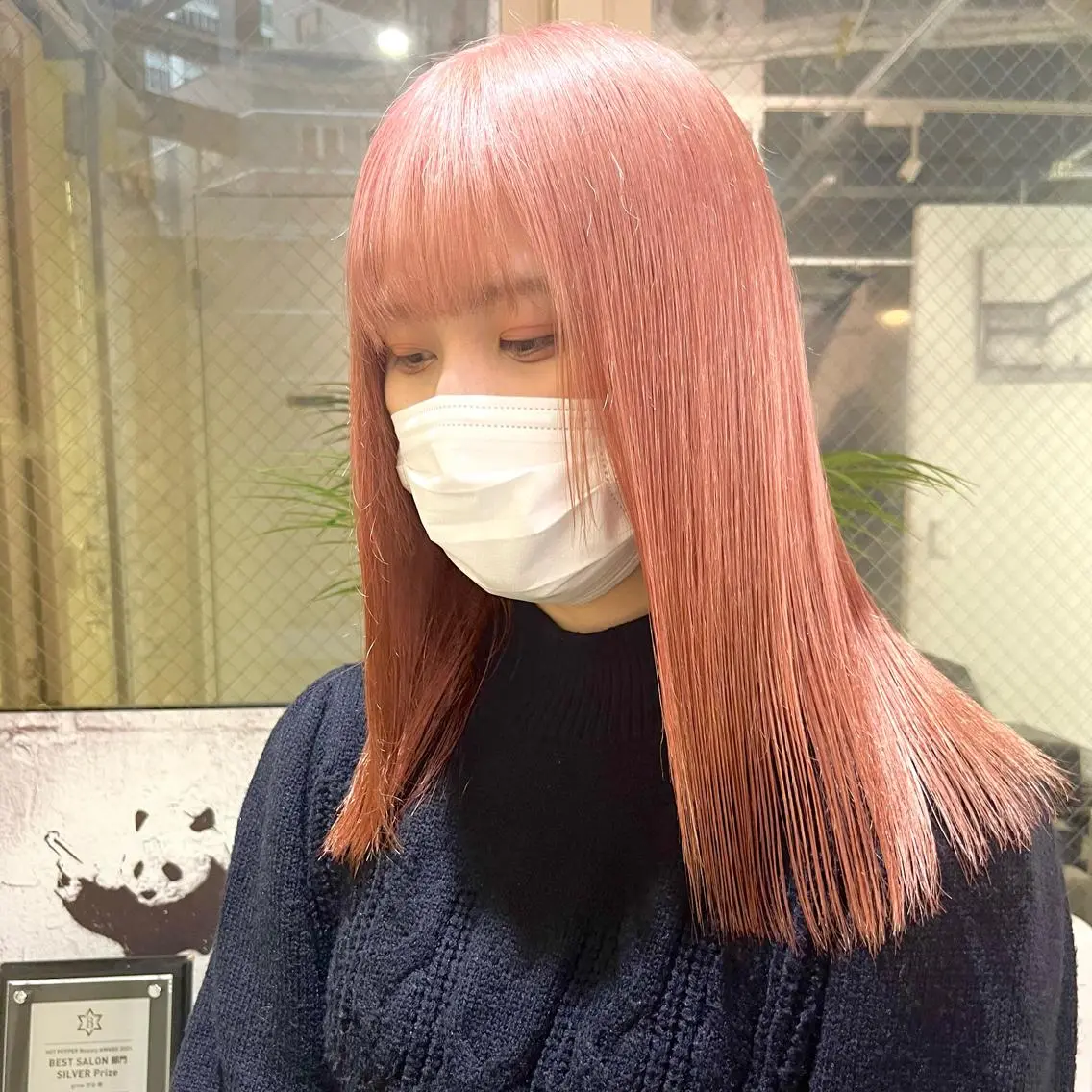 カラー カット ヘアカラー レン🎨ハイトーン× エクステ🎨渋谷のヘアスタイル