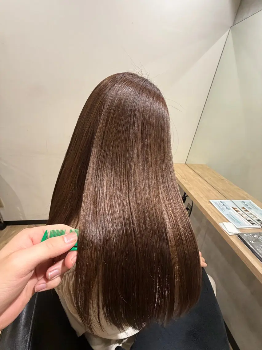 【当日、平日限定!】垢抜け透明感カラー+トリートメント付き✨の写真