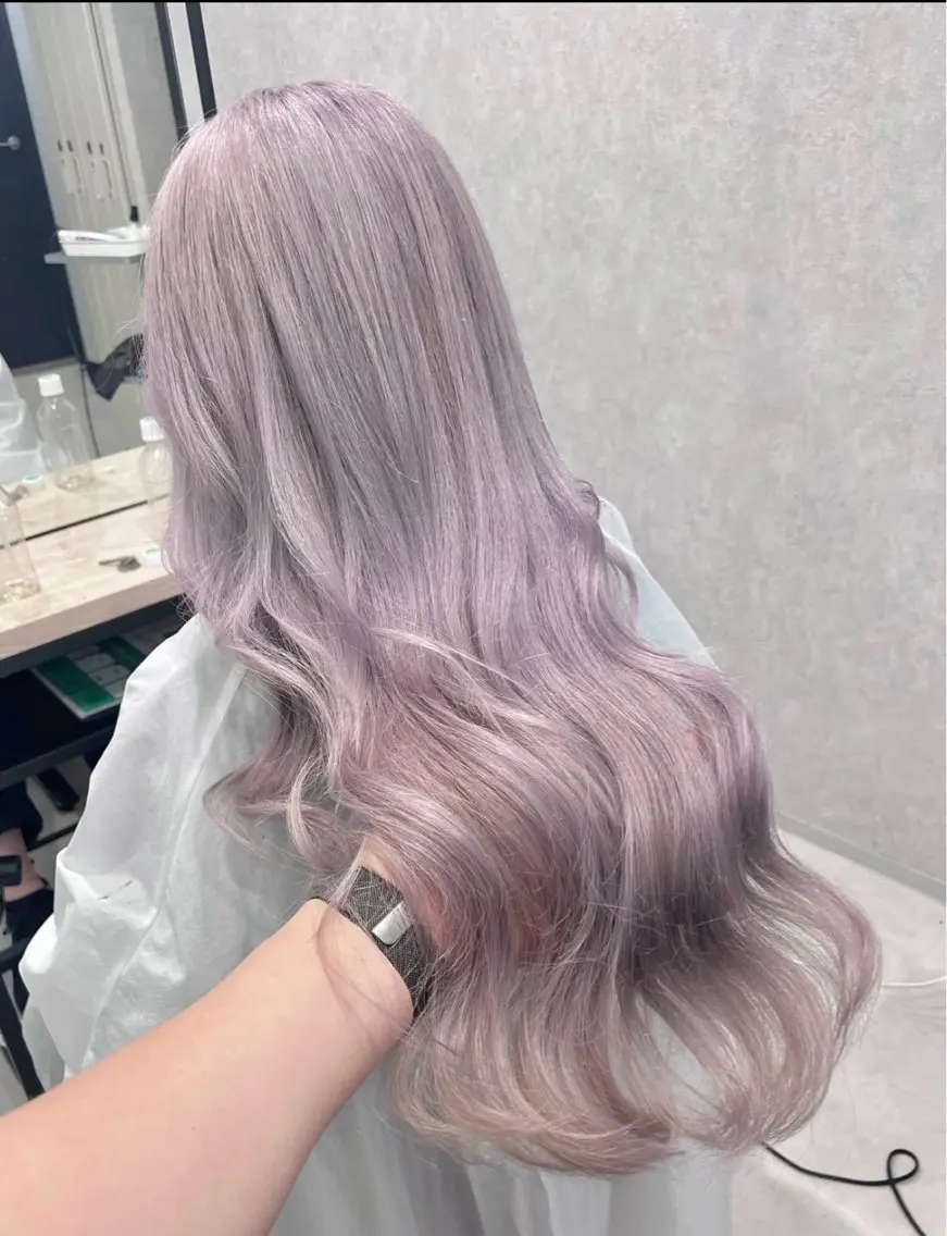 ロング ヘアカラー ⚜️渋谷ハイトーン / reiji⚜️のヘアスタイル