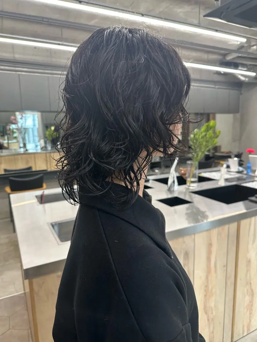ミディアム パーマ お悩み解決パーマ hana🩰のヘアスタイル