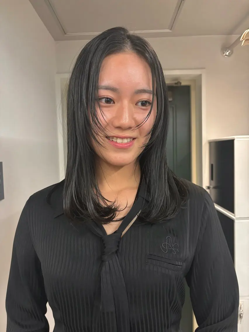 質感再生カラー+2step ASIAトリートメント🧼の写真
