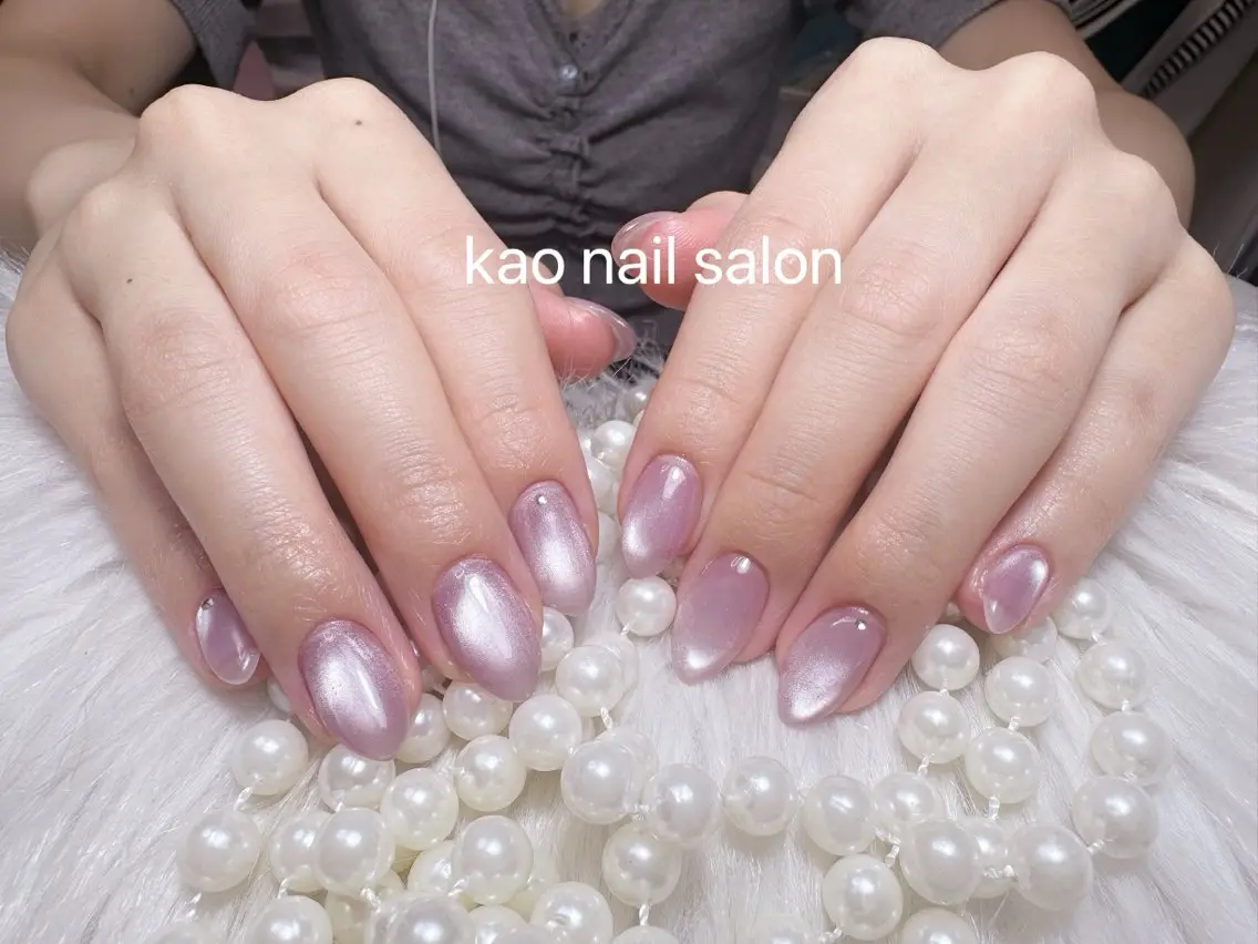 ネイル ハンドネイル kao nail マグネット/長さだしのネイルデザイン
