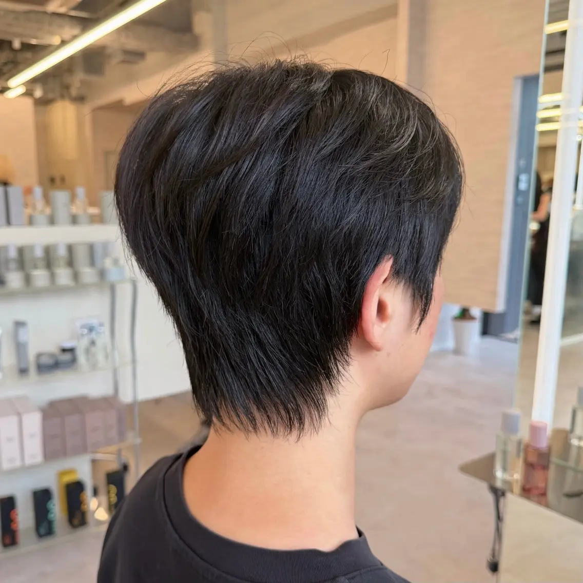 メンズ カット 韓国式ダウンパーマ 🇰🇷櫻井健のヘアスタイル