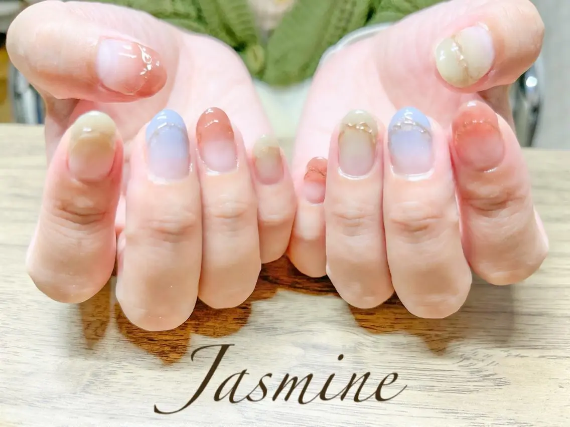 ネイル ハンドネイル Jasmine 林のネイルデザイン