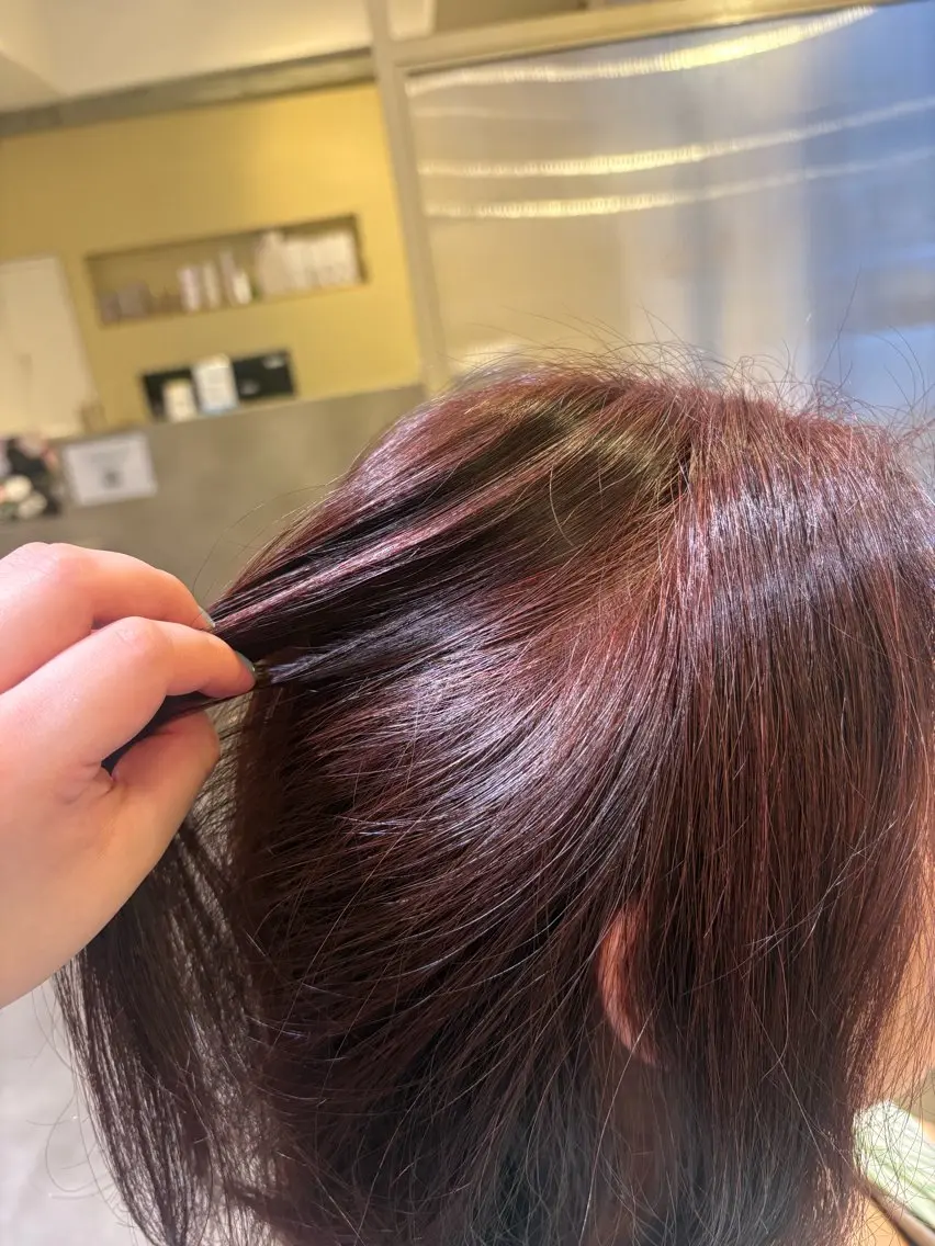 カラー ブラウンカラー ピンクカラー 阪急伊丹🦋こばまつ ひなた🦋のヘアスタイル