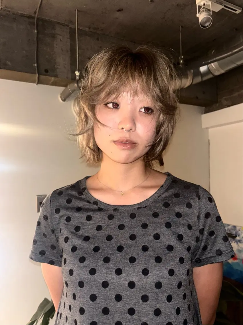 カラー 井田 雛のヘアスタイル
