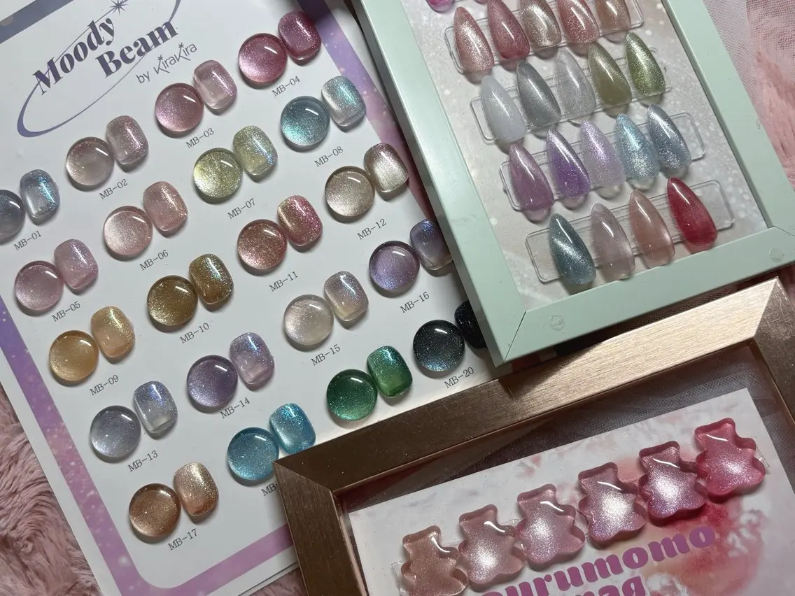 Foot 👣 ジェルネイル🤍マグネット< オフなし >  🛁フットバス、甘皮ケア付✨の写真